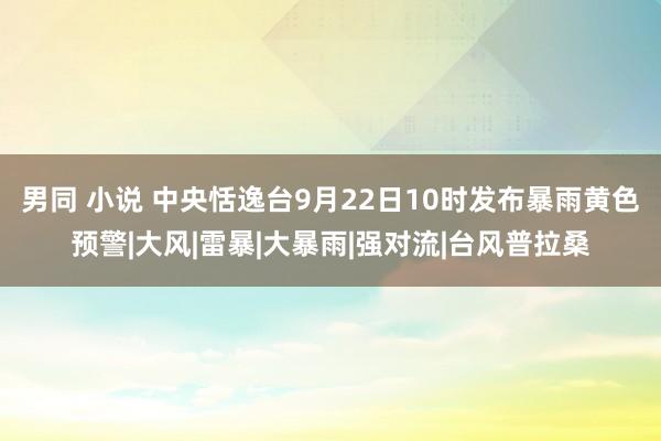 男同 小说 中央恬逸台9月22日10时发布暴雨黄色预警|大风|雷暴|大暴雨|强对流|台风普拉桑