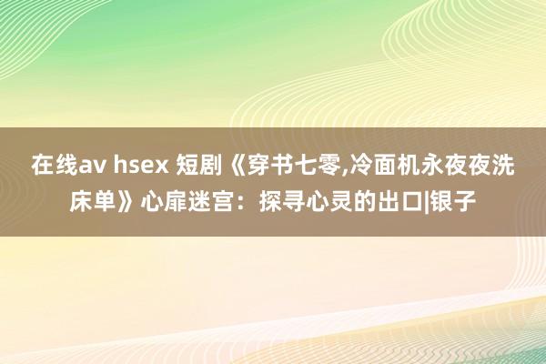 在线av hsex 短剧《穿书七零，冷面机永夜夜洗床单》心扉迷宫：探寻心灵的出口|银子